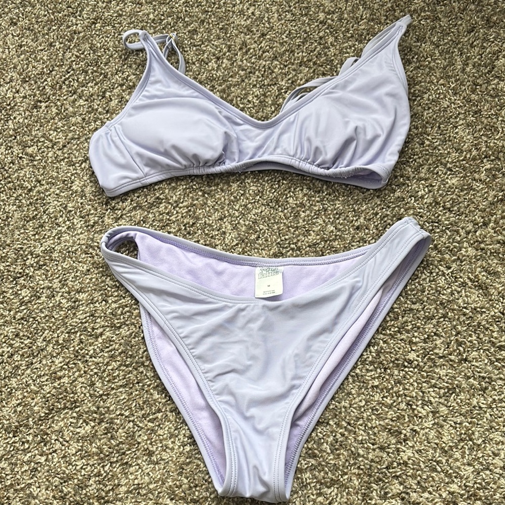 wild fable Lilac Two-Piece Bikini Set